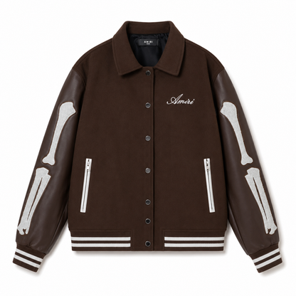 Amiri Bone Varsity Jacket