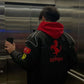 Schwarze Rennjacke Ferrari – Vintage F1 Streetwear