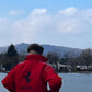 Rote Rennjacke Ferrari – Vintage F1 Streetwear