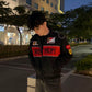 Schwarze Rennjacke Ferrari – Vintage F1 Streetwear