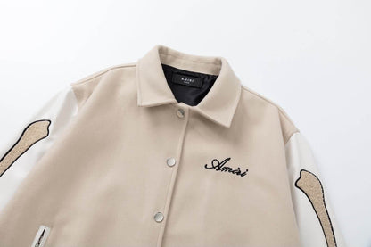 Amiri Bone Varsity Jacket