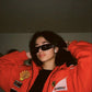 Rote Rennjacke Ferrari – Vintage F1 Streetwear