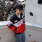 Weiße Rennjacke Ferrari – Vintage F1 Streetwear