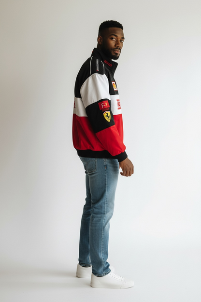 Classic Racing Jacket Ferrari – Vintage F1 Streetwear