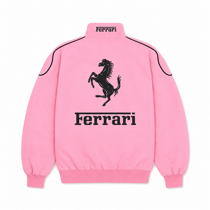 Pink Racing Jacket Ferrari – Vintage F1 Streetwear