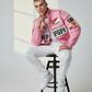 Pink Racing Jacket Ferrari – Vintage F1 Streetwear