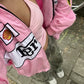 Pink Racing Jacket Ferrari – Vintage F1 Streetwear