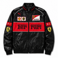 Ferrari F1 Vintage Leather Jacket - Red Edition