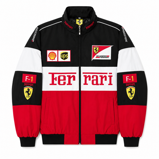 Classic Racing Jacket Ferrari – Vintage F1 Streetwear