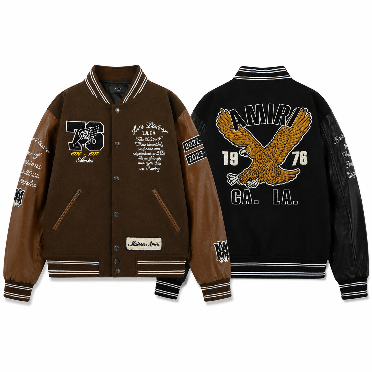 Amiri Eagle Varsity Jacket
