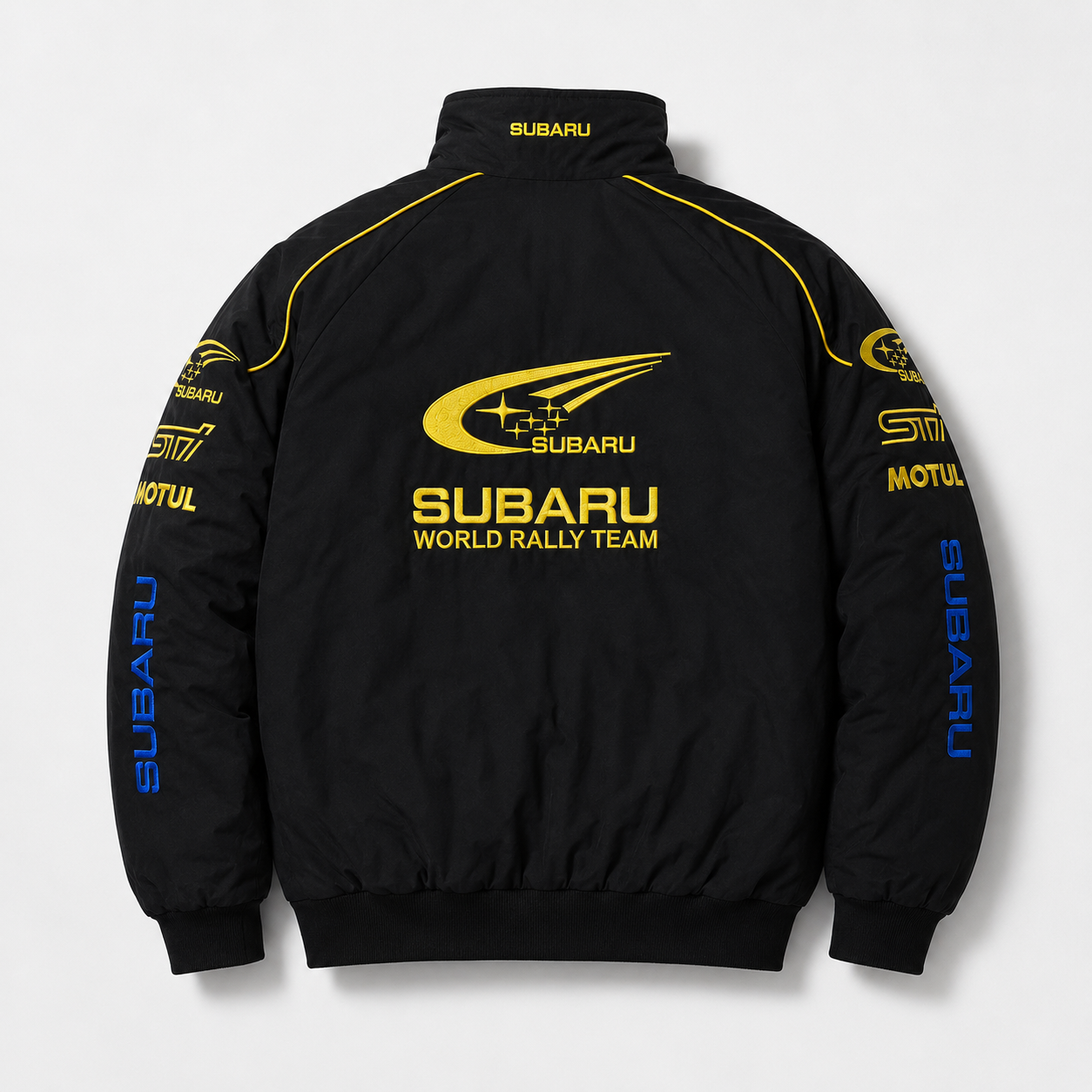 Subaru Rally Vintage Racing Jacket - Black Edition