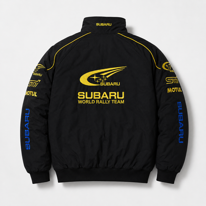 Subaru Rally Vintage Racing Jacket - Black Edition