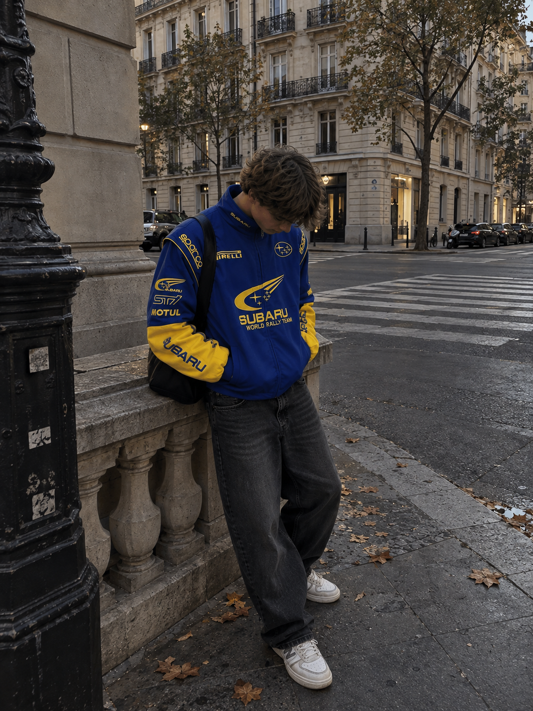 Subaru Rally Vintage Racing Jacket - Blue Edition
