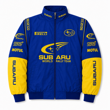 Subaru Rally Vintage Racing Jacket - Blue Edition