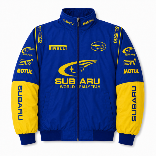 Subaru Rally Vintage Racing Jacket - Blue Edition