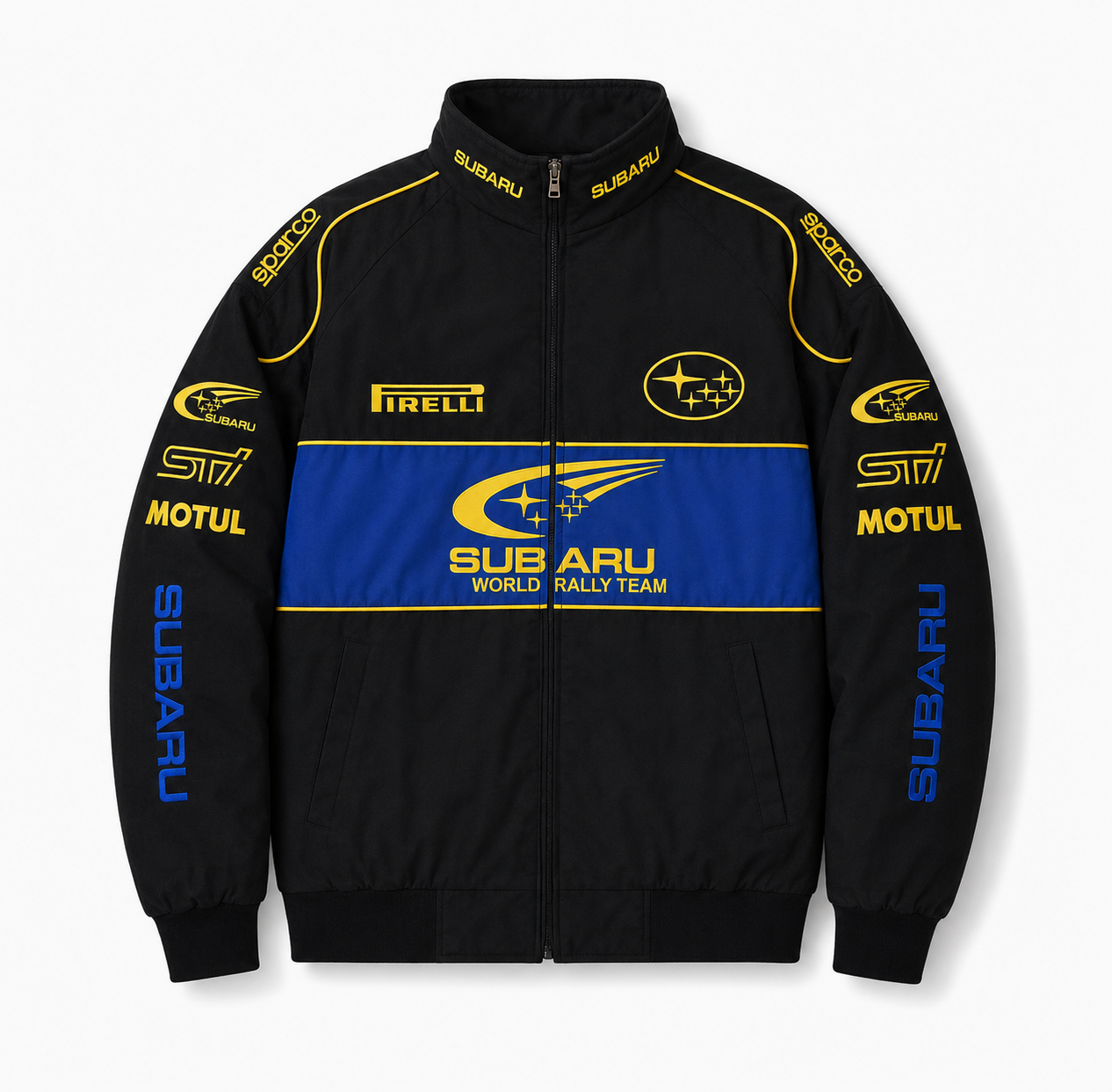 Subaru Rally Vintage Racing Jacket - Black Edition