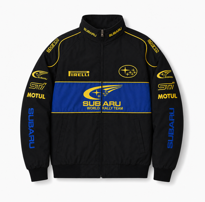 Subaru Rally Vintage Racing Jacket - Black Edition
